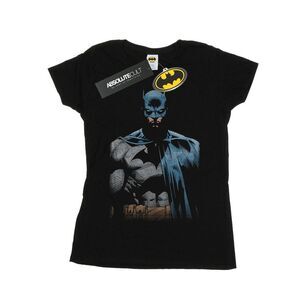 DC Comics Womens/Ladies Batman Close Up Cotton T-Shirt / Black